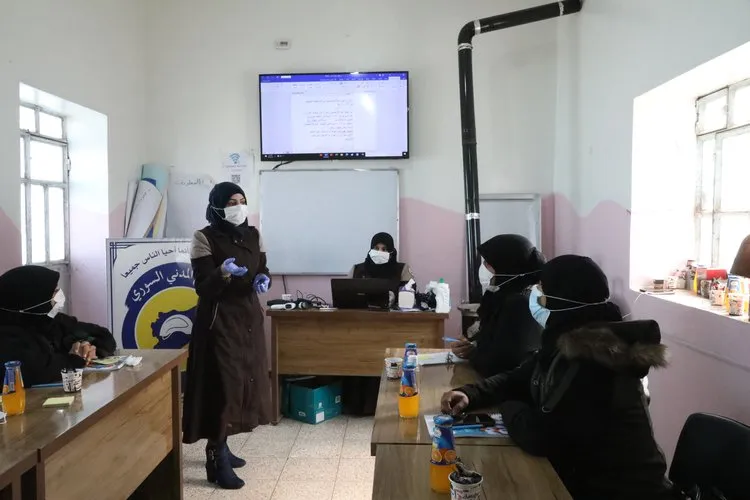 Women's Centers of the Syrian Civil Defense Launch Campaign "A Medic in Every Home"